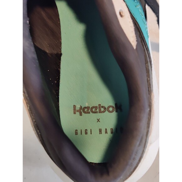 Reebok x GiGi Hadid ~teal/black/white~ mens shoes size 7 1/2 - Picture 10 of 13